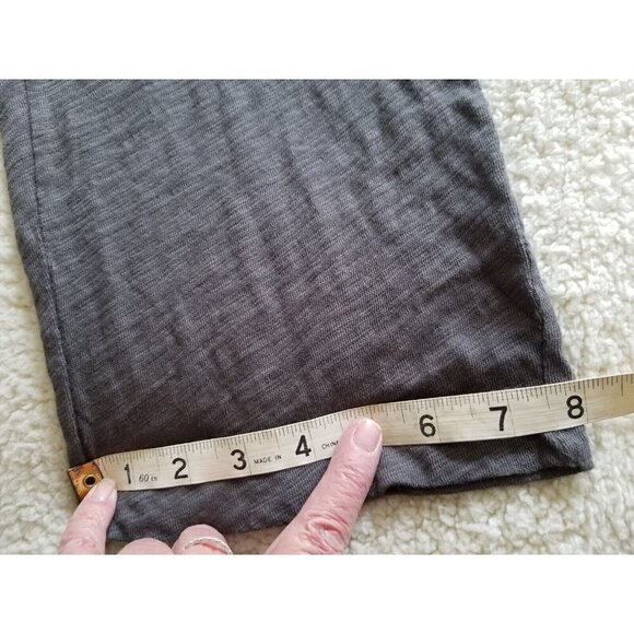 ATM Anthony Thomas Melillo Ombr'e Slub Jersey Jumpsuit Concrete Gunmetal Sz M - Picture 10 of 14